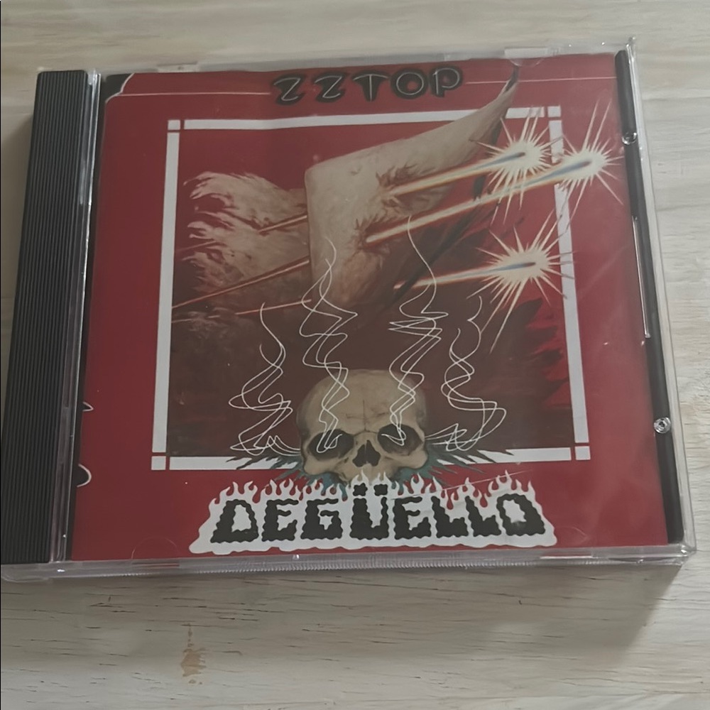 ZZ Top Deguello CD with Red Cover